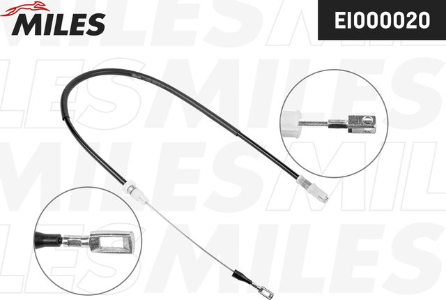 Трос ручника (тросик ручного тормоза) Miles задний правый/левый для Mercedes-Benz V-Класс I (W638) 1996-2003. Артикул EI000020