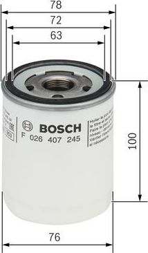 Масляный фильтр Bosch. Артикул F 026 407 245