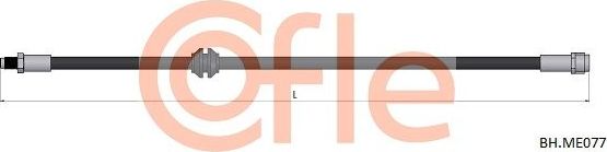 Тормозной шланг Cofle задний для Mercedes-Benz V-Класс II 2014-2026. Артикул 92.BH.ME077