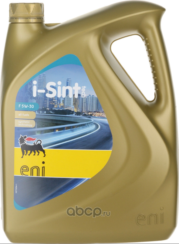 Масло моторное синтетическое 4л - для легковых автомобилей ACEA  A5/B5, Ford  WS (ENI). Артикул ENI5W30ISINTTECHF4