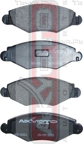 Тормозные колодки Akyoto Packing AKYOTO. Артикул AKD-0201