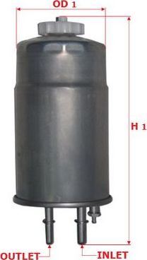 Топливный фильтр Sakura. Артикул FS-22020