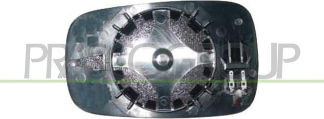Зеркальное стекло бокового зеркала Prasco левое для Renault Clio III 2005-2014. Артикул RN3257514