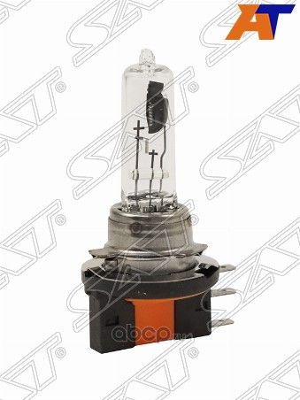 Лампа головного освещения галогенная H15 12V 1555 (SAT). Артикул STH1512V