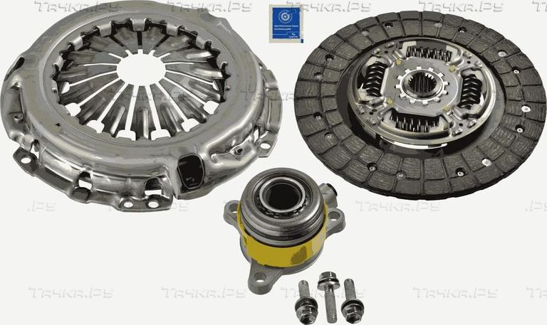 Сцепление (комплект) SACHS Kit plus CSC для Toyota Corolla E170, E180 2013-2015. Артикул 3000 990 333