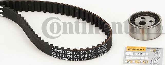 Ремень ГРМ с роликами (комплект) ContiTech. Артикул CT915K1