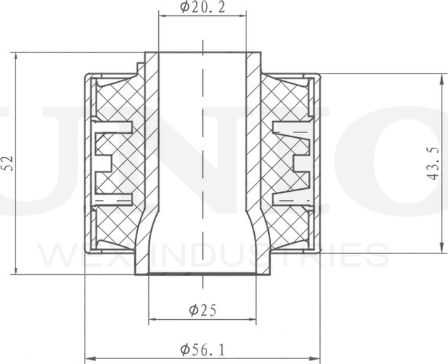 Сайлентблок рычага подвески (Unio). Артикул RMP-20389