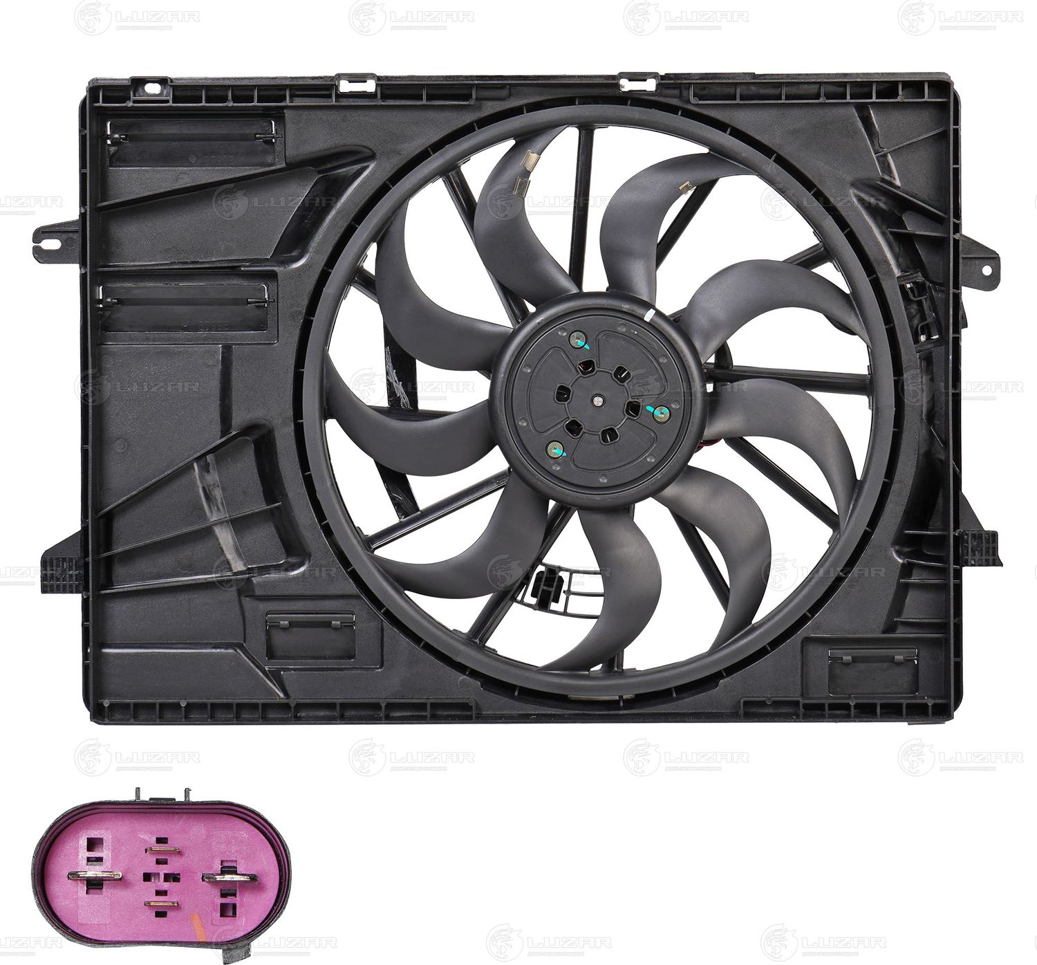 Вентилятор радиатора двигателя Luzar. Артикул LFK 0815