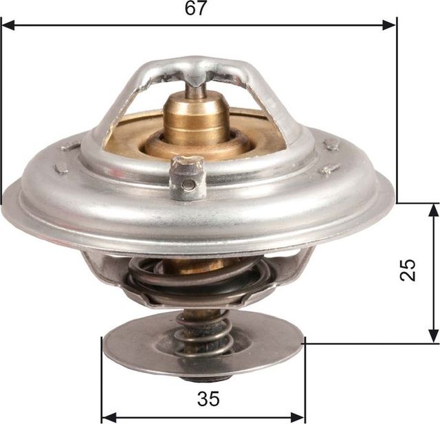Термостат Gates для Audi A4 III (B7) 2002-2006. Артикул TH14387G1