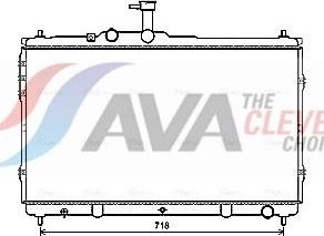 Радиатор охлаждения двигателя AVA ** CLEVER FIT **. Артикул HY2392