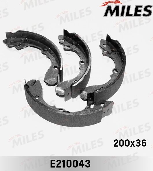 Тормозные колодки Miles задние для Kia Sephia I 1995-1997. Артикул E210043
