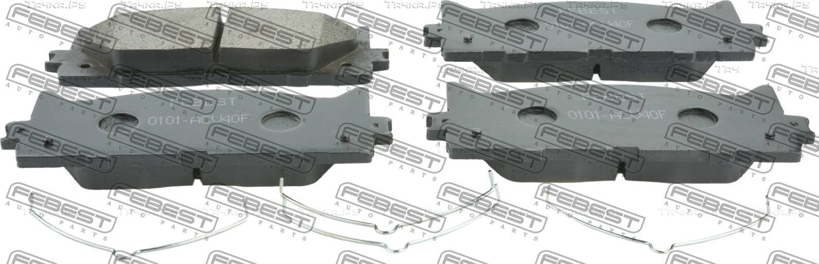 Тормозные колодки Febest передние для Toyota Avalon IV 2012-2018. Артикул 0101-ACV40F