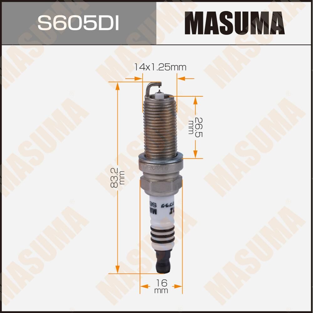 Свеча зажигания Masuma. Артикул S605DI