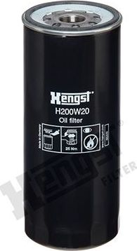 Масляный фильтр Hengst. Артикул H200W20