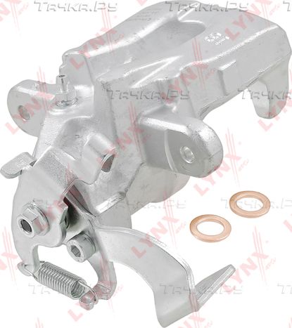 Тормозной суппорт LYNXauto задний правый для Toyota Prius III (XW30) 2008-2011. Артикул BA-3882