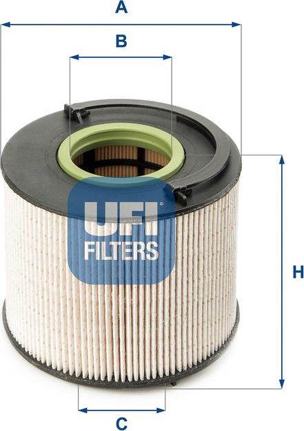 Топливный фильтр UFI. Артикул 26.015.00