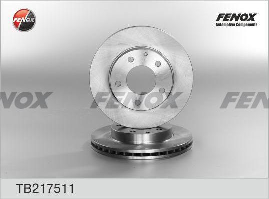 Тормозной диск Fenox передний для Mazda 626 IV (GE) 1991-1997. Артикул TB217511