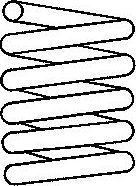 Пружина подвески SACHS. Артикул 996 075