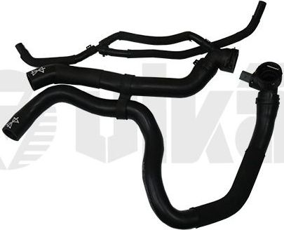 Патрубок радиатора (системы охлаждения) Vika (резина) для Volkswagen Scirocco III 2008-2017. Артикул 11211821101