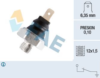 Датчик давления масла FAE для BMW 6 I (E24) 1975-1989. Артикул 11600