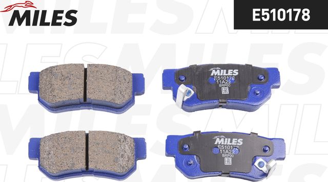 Тормозные колодки Miles (Керамика). Артикул E510178