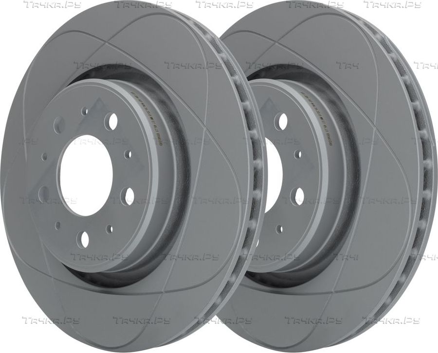 Тормозной диск ATE PowerDisc передний для Volvo V70 I 1997-2000. Артикул 24.0326-0107.1