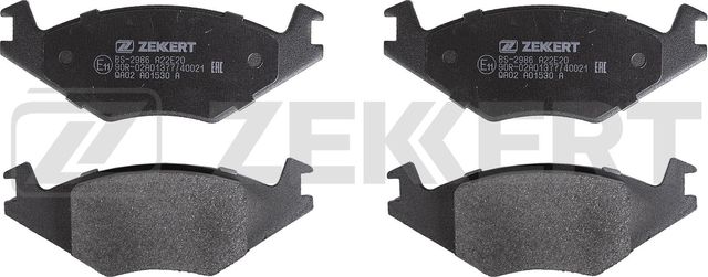 Тормозные колодки Zekkert передние для SEAT Cordoba I 1994-1995. Артикул BS-2986