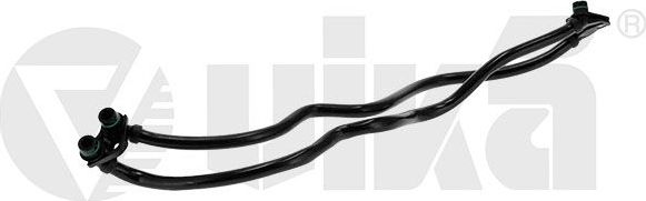 Патрубок радиатора (системы охлаждения) Vika (полимерный материал). Артикул 11182101