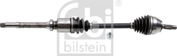 Полуось (привод в сборе, приводной вал) Febi Bilstein передняя правая для Citroen Saxo 1996-2004. Артикул 183733