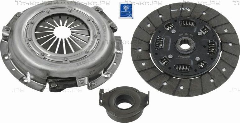 Сцепление (комплект) SACHS для Renault Fuego 1982-1985. Артикул 3000 569 001