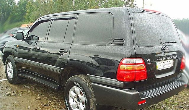 Дефлекторы SIM для окон Toyota Land Cruiser 100 1998-2007. Артикул STOLCR9832