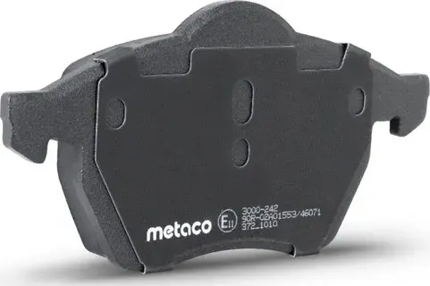 Колодки тормозные передние к-кт (Metaco). Артикул 3000242