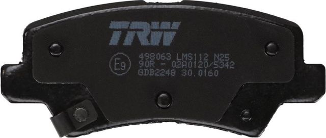 Тормозные колодки TRW. Артикул GDB2248