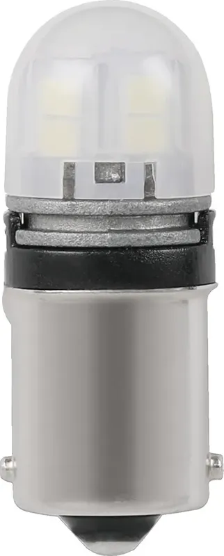 Лампа светодиодная 12V T15x43 W BA15s Маяк SUPER WHITE 2 шт. блистер 12T15/BLK09/2BL. Артикул 12T15/BLK09/2BL