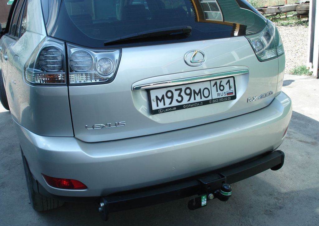 Фаркоп Лидер-Плюс для Lexus RX 300/330/350/400 2003-2009. Фланцевое крепление. Артикул L101-FC
