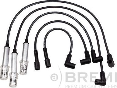 Высоковольтные провода (провода зажигания) (комплект) Bremi для Opel Vectra A 1988-1995. Артикул 300/877