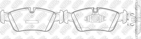 Тормозные колодки NiBK. Артикул PN0510