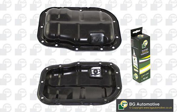 Масляный поддон картера двигателя BGA для Toyota Avensis III 2008-2018. Артикул SP9104