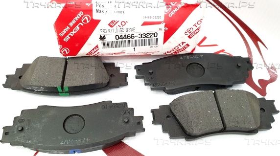 Тормозные колодки Toyota задние для Lexus ES VII 2018-2026. Артикул 0446633220