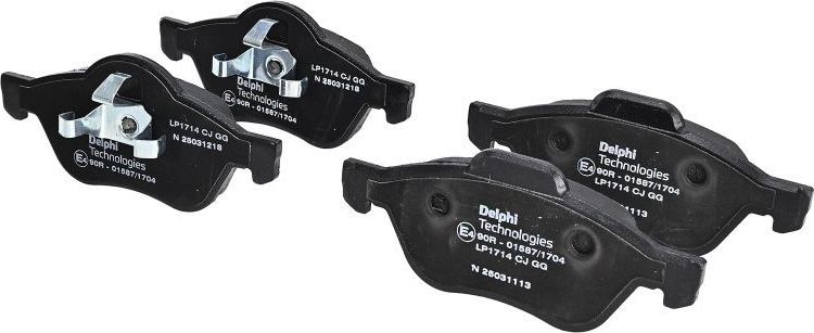 Тормозные колодки Delphi (Low-Metallic). Артикул LP1714
