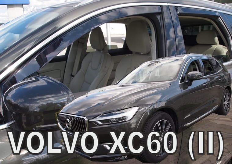 Дефлекторы Heko для окон Volvo XC60 II 2017-2026. Артикул 31261