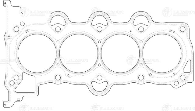 Прокладка ГБЦ HYUNDAI/KIA ELANTRA/CEED 06 (Luzar). Артикул LES10824