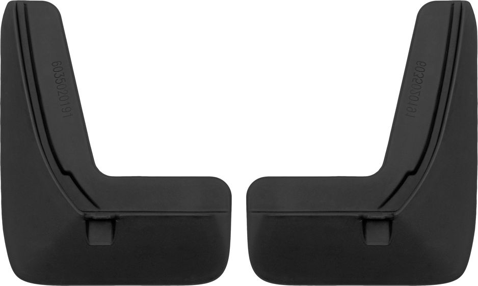 Брызговики Rezkon резиновые задняя пара для Volkswagen Polo V до рестайлинга седан 2010-2015. Артикул 6035020191