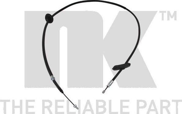 Трос ручника (тросик ручного тормоза) NK. Артикул 904122