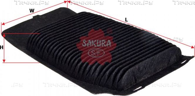 Салонный фильтр Sakura. Артикул BHF-11030