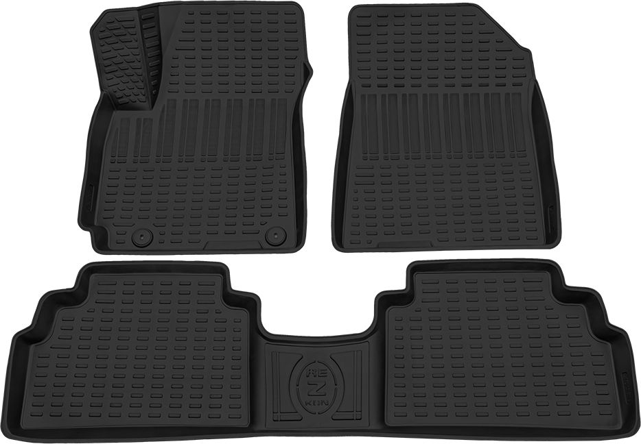 Коврики полиуретановые Rezkon для салона Kia Soul III 2019-2026. Артикул 0521030300