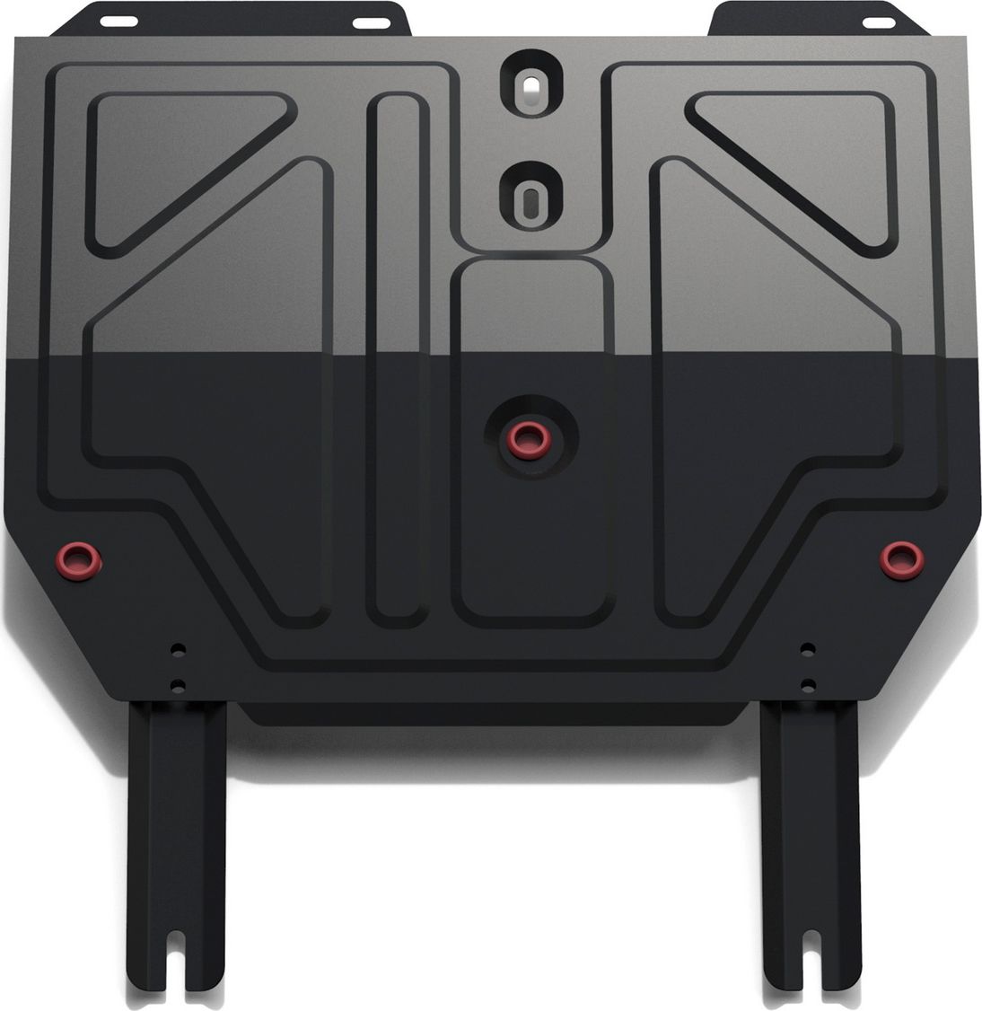 Защита АвтоБРОНЯ для картера и КПП Chery Tiggo 3 МКПП 2014-2020. Артикул 111.00916.1