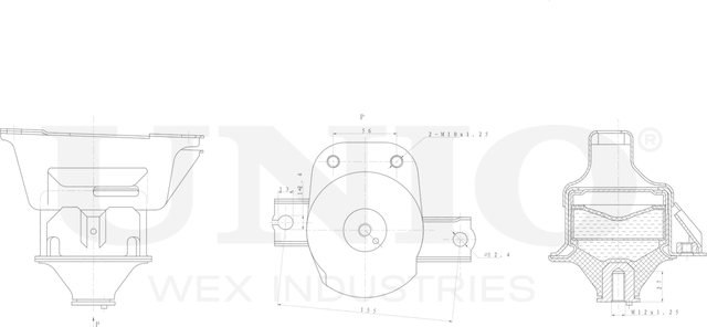 Опора двигателя (Unio). Артикул RMP-15055
