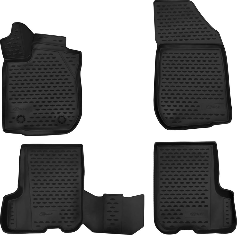 Коврики Format 3D c повышенной износостойкостью для салона Renault Sandero II 2014-2026. Артикул FORMAT.3D.41.32.210k