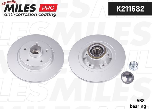 Тормозной диск Miles. Артикул K211682